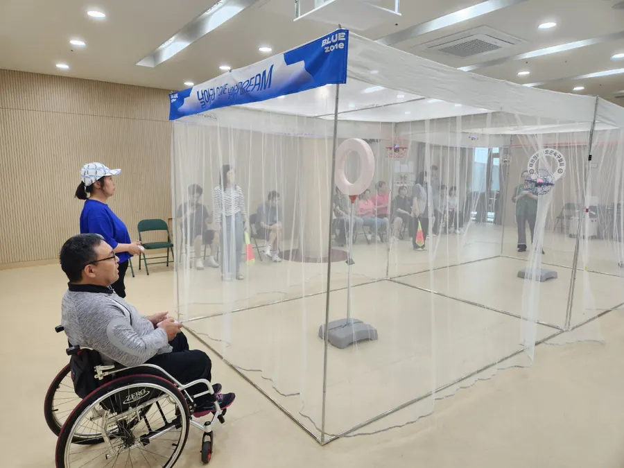 훈련 모습 — 대한장애인드론축구협회